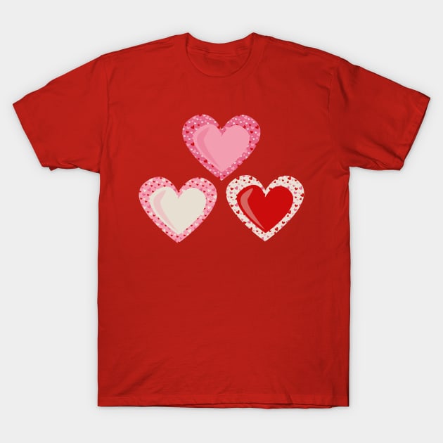 Valentines - Heart T-Shirt by bruxamagica